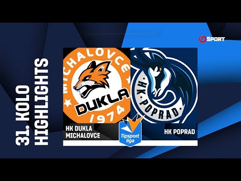 31. kolo: HK Dukla Michalovce - HK Poprad 2:5 (0:1, 0:1, 2:3)