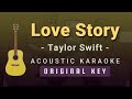Love Story - Taylor Swift(Acoustic Karaoke)