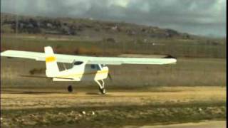 Vuelo de Diego con el P92 de la escuela del Valle Ambles