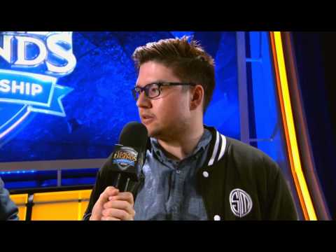 Dyrus Emotional Interview at NA LCS Quarter Finals Day 2 | 8/9/2015
