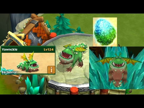 Exclusive spring dragon-Yawnckle max level 124 titan mode||Dragons rise of Berk