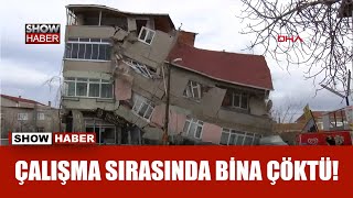 Ümraniye'de metro çalışması sırasında bina çöktü!