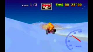 MK64 - former world record on Frappe Snowland - 2'00"24 (NTSC: 1'40"00)