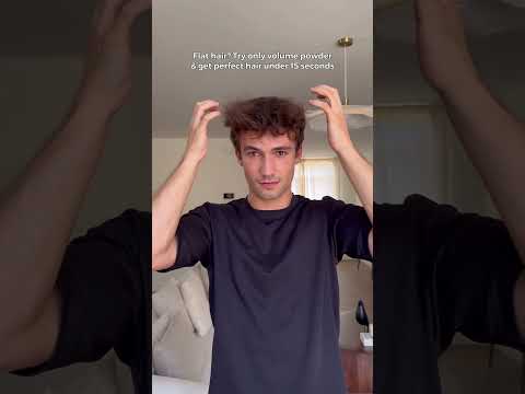 VOLUME POWDER + scrunch = perfect hair under 15 seconds! 🤯😱 Subscribe for #hairtutorial #shorts