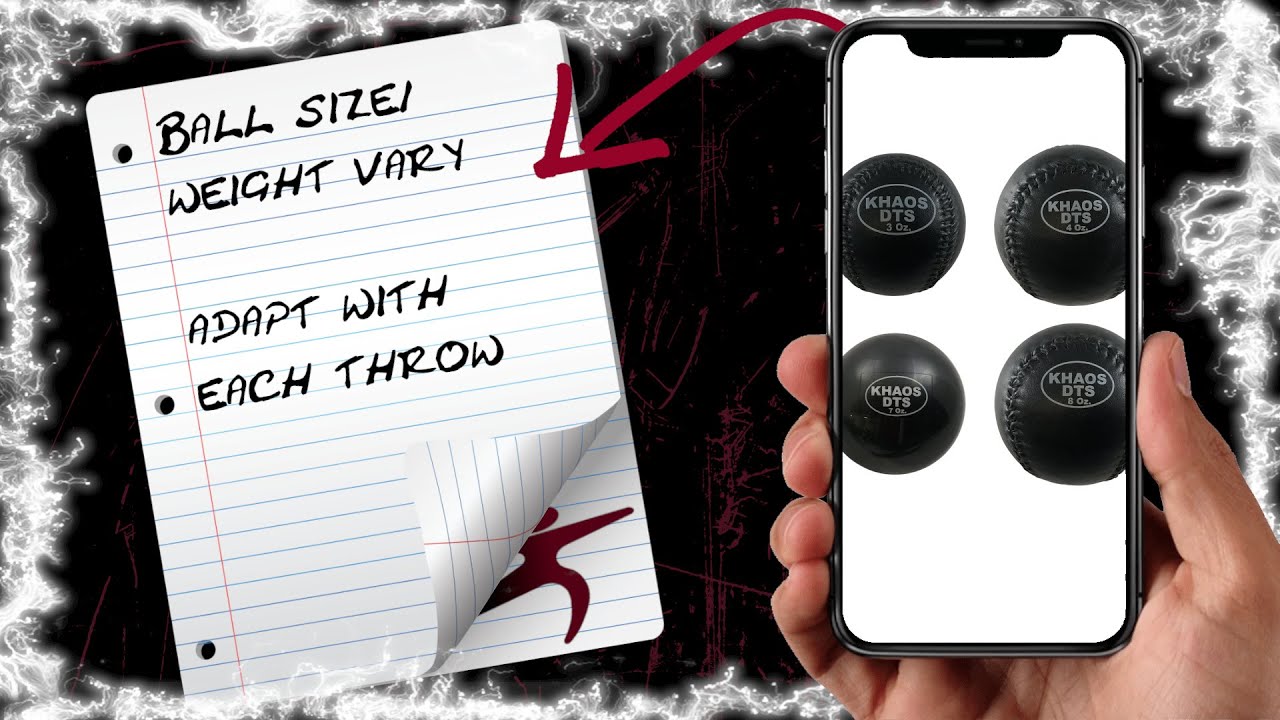 Khaos® DTS (Differential Training System) Ball Set | Ball size/weight vary, adapt with each throw