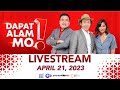 Dapat Alam Mo Livestream April 21 2023 Replay