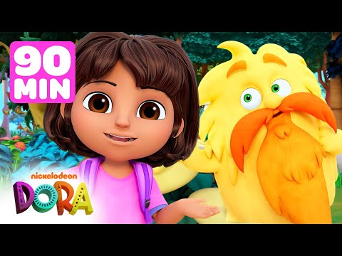 Let's Help Dora for 90 Minutes! w/ Grumpy Old Troll | Dora & Friends