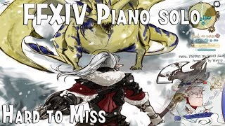 Final Fantasy XIV Hard to Miss for piano solo ( FATE theme ) 宿命 돌발임무 테마 피아노 커버