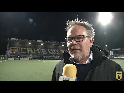 Reactie Henk de Jong na afloop van SC Cambuur - Feyenoord (1-2)