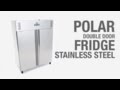 G-Series G594 Medium Duty 1200 Ltr Upright Double Door Stainless Steel Fridge Product Video