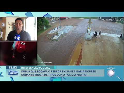 Assalto a mão armada em Santa Maria do Pará na BR 316 - Balanço Geral - Record Tv Belém- Klleverton 