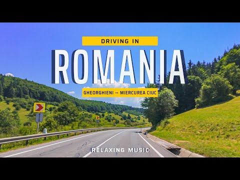 Romania Drive 4K | Gheorgheni → Miercurea Ciuc (E578/DN12) | Relaxing Music, POV