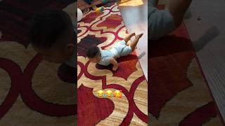 Funny &amp; cute baby crawling backwards🤣#funny #shorts #baby #babies #cutebaby #cute #video #viral