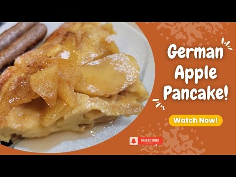 German Apple Pancake! Oh Crepe, What a Pancake!