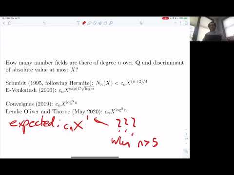 Jordan Ellenberg: What’s up in arithmetic statistics? (NTWS 024)