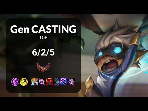 Gen Casting Kennen vs Kled TOP - KR  Patch 13.15