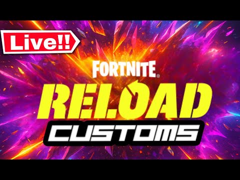 FORTNITE LIVE CUSTOMS GAMEPLAY WITH VIEWERS - JOIN US AND PLAY!