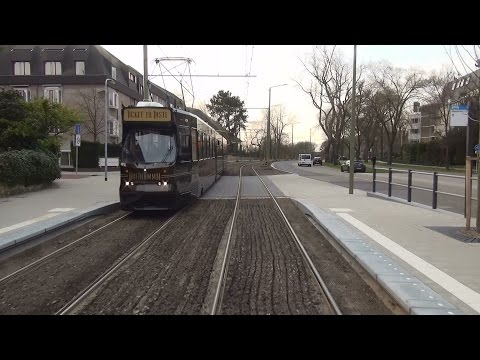 HTM tramlijn 9 Vrederust - Scheveningen Noorderstrand via Weteringplein | GTL8 3135