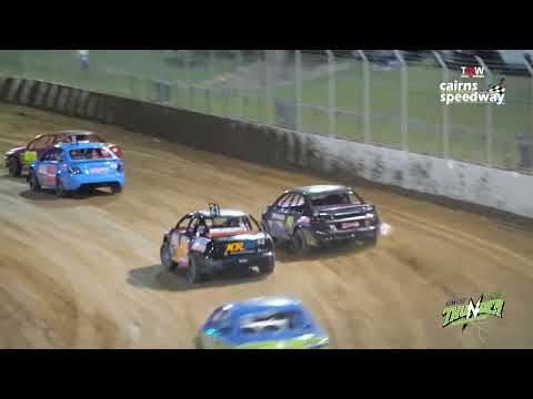 June 24 at TWW Cairns Speedway - Modified Sedans heat 4 - Thunder in the Canefields