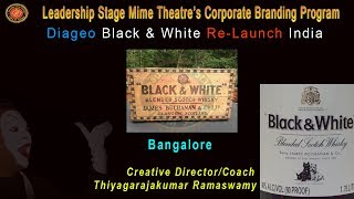 preview picture of video 'Leadership Stage Mime Theatre's Corporate Branding Program - Diageo Black & White Re-Launch india'