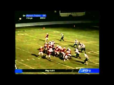 2009 Olympic Hs Blair Boler Football highlight