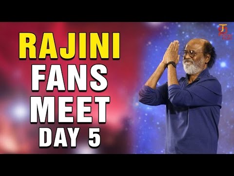 Rajini Fans Meet |  Day 5 | Full Video |Superstar Rajinikanth | Thamizh Padam Video