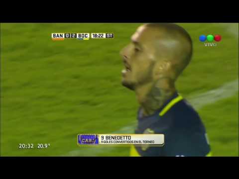 Gol de Benedetto (0-2) / Banfield 0-2 Boca Juniors - Fecha 15 Torneo Argentino 2016/17