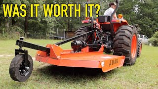 Testing The Cheapest Heavy Duty Tractor Mower On The Market