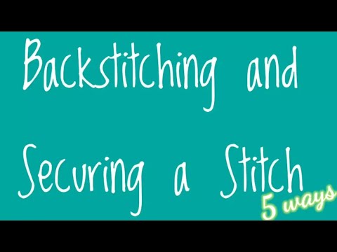 5 ways BACKSTITCHING AND SECURING THREAD Singer Stitch Quick +#minisewingmachine #singerstitchquick+