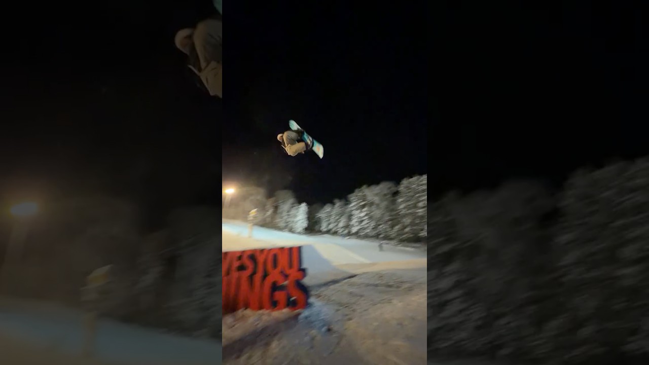 Late Night FS 360 Tuck Knee Indy Grab at @Trollhaugen