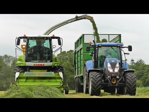 Krone Big M 420, Claas Jaguar 970 & Volvo L60H - Tony O' Mahony, Silage 2015