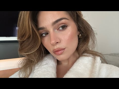 How to blowdry your hair + iced coffee
