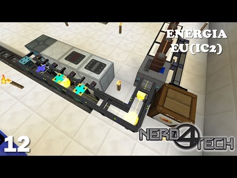 NERDTECH 4 SERVER - #12 Energia EU (IC2) com Logistics Pipes