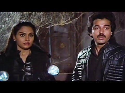 Kamal Haasan and Madhavi caught by Sathyaraj | Mangamma Sapatham | Tamil Scene | Part 7
