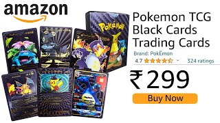 I BOUGHT BLACK POKEMON CARDS FROM AMAZON #pokemoninindia #pokemon #pokemontcg