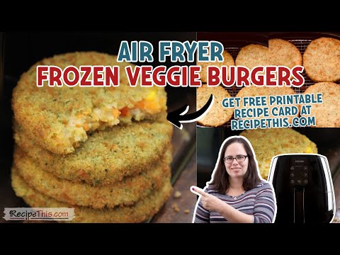 Air Fryer Frozen Veggie Burgers