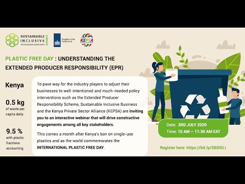 Plastic Free Day Webinar: Understanding the Extended Producer Responsibility (EPR)