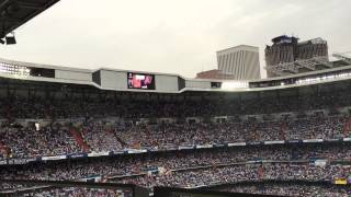 El Bernabéu canta a capela Hala Madrid Y Nada Más (Real Madrid - Juventus)