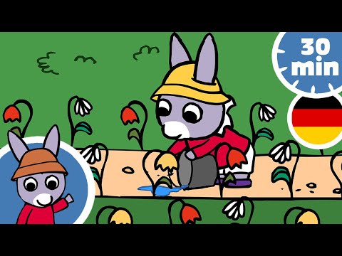 🥀 Trotro bewässert den Garten 🥀 - Kartoon für Baby
