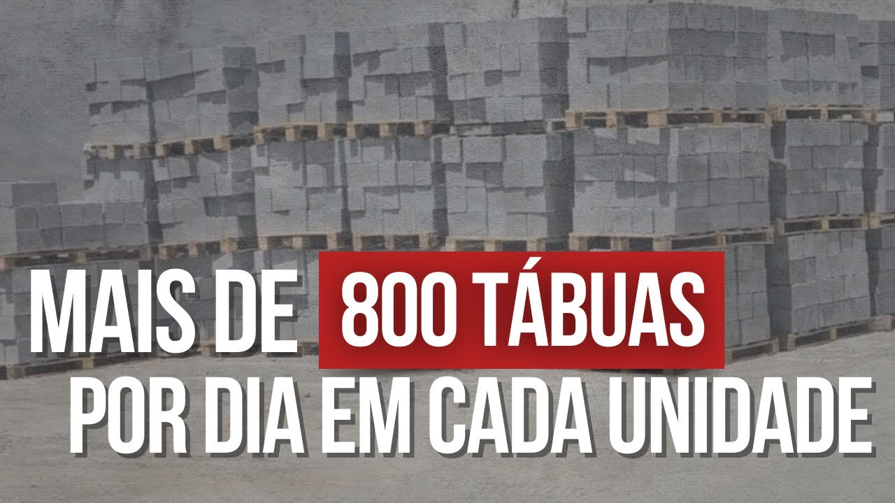 PRODUÇÃO DE BLOCOS IMPRESSIONANTE! CONHEÇA A ESTRUTURA DESSA FÁBRICA | Alfenas - MG