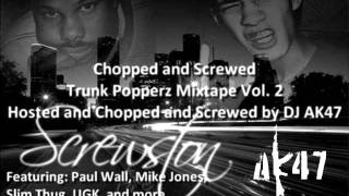 10 Young Problemz - Boi ft. Mike Jones and Gucci Mane Chopped &amp; Screwed by DJ AK47