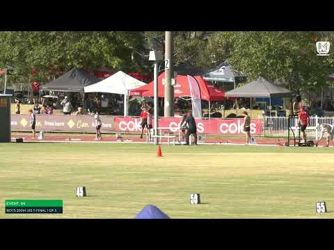 Boys U13 200m Timed Final 1: 2023-24 State Track and Field Championships