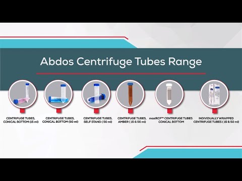 ABDOS Centrifuge Tube & maxiRCF TMF tubes