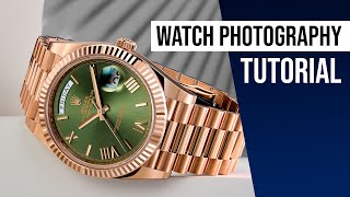 Watch Photography Pro Tutorial | Rolex Timepieces | Luxurious Advertising Watch Images