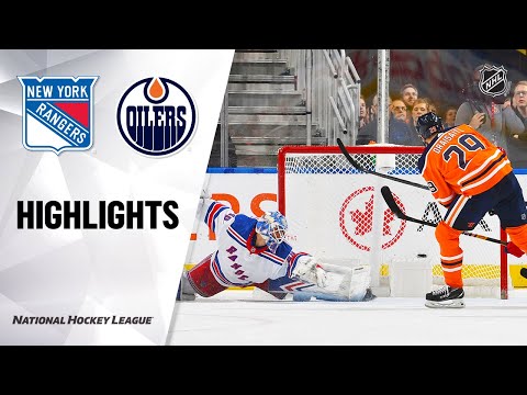 NHL Highlights | Rangers @ Oilers 12/31/19