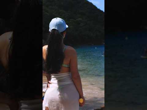 Travessia até a praia do Sangava em Guarujá de caiaque #saopaulo