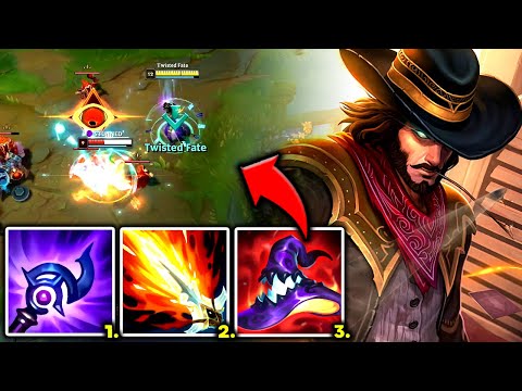 TWISTED FATE TOP BUT ONE CARD = 1000 DAMAGE (YOU'LL LIKE THIS) - S12 Twisted Fate TOP Gameplay Guide