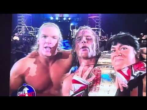 WWF One Night Stand Highlight HBK Shawn Michaels Beating British Bulldog & Taunting Wife Diana 1997