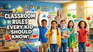 Classroom Rules for Kids 📚 | School Behavior Expectations | Back to School | Social Emotional (SEL)