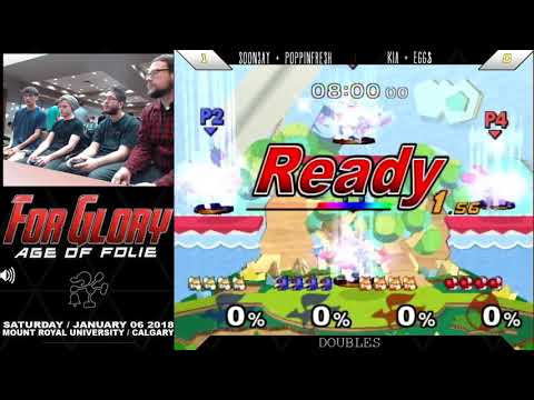 Age of Folie - Poppinfresh + Soonsay vs Egg$ + Kia - Melee Doubles Winners Quarters